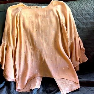 Lauren Conrad orange blouse in medium